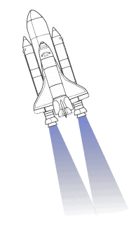middle small layer rocket
